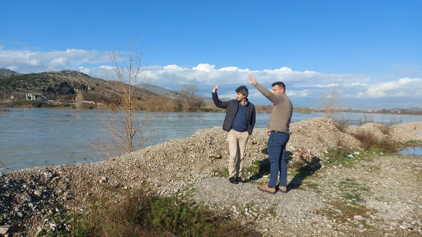 Asanović i Krstović obišli naselja koja su u potencijalnoj opasnosti od poplava